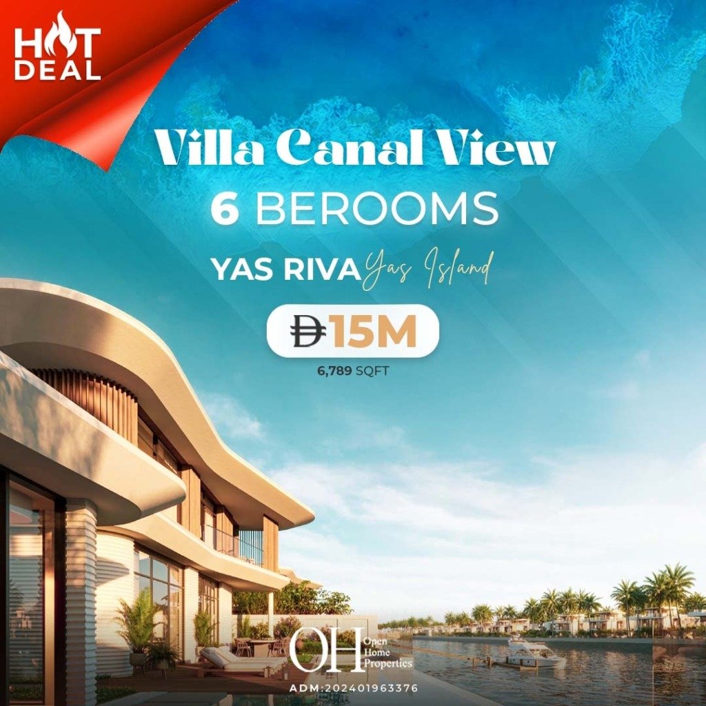 Hot Deals Canal View yas riva